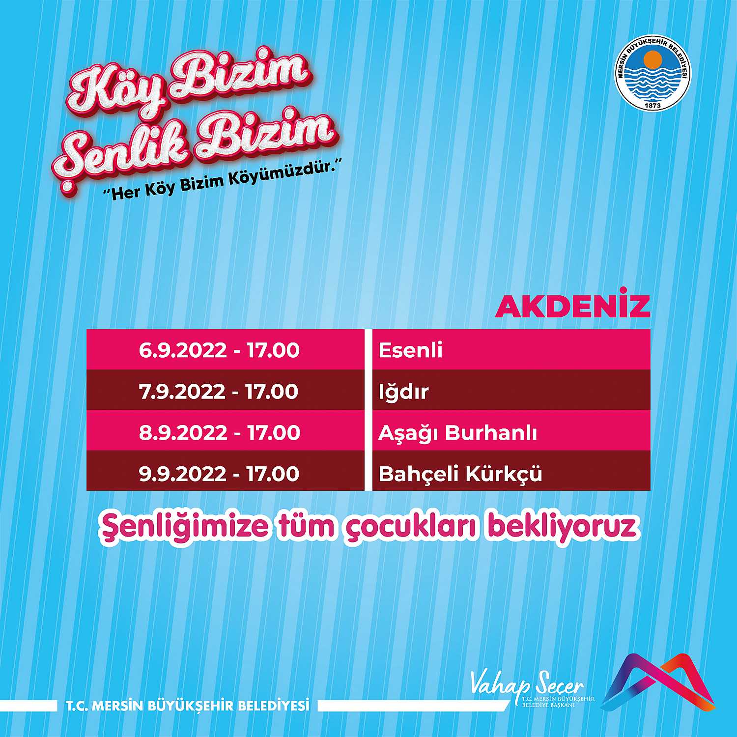 Köy Bizim Şenlik Bizim Etkinlikleri İlçe Programları