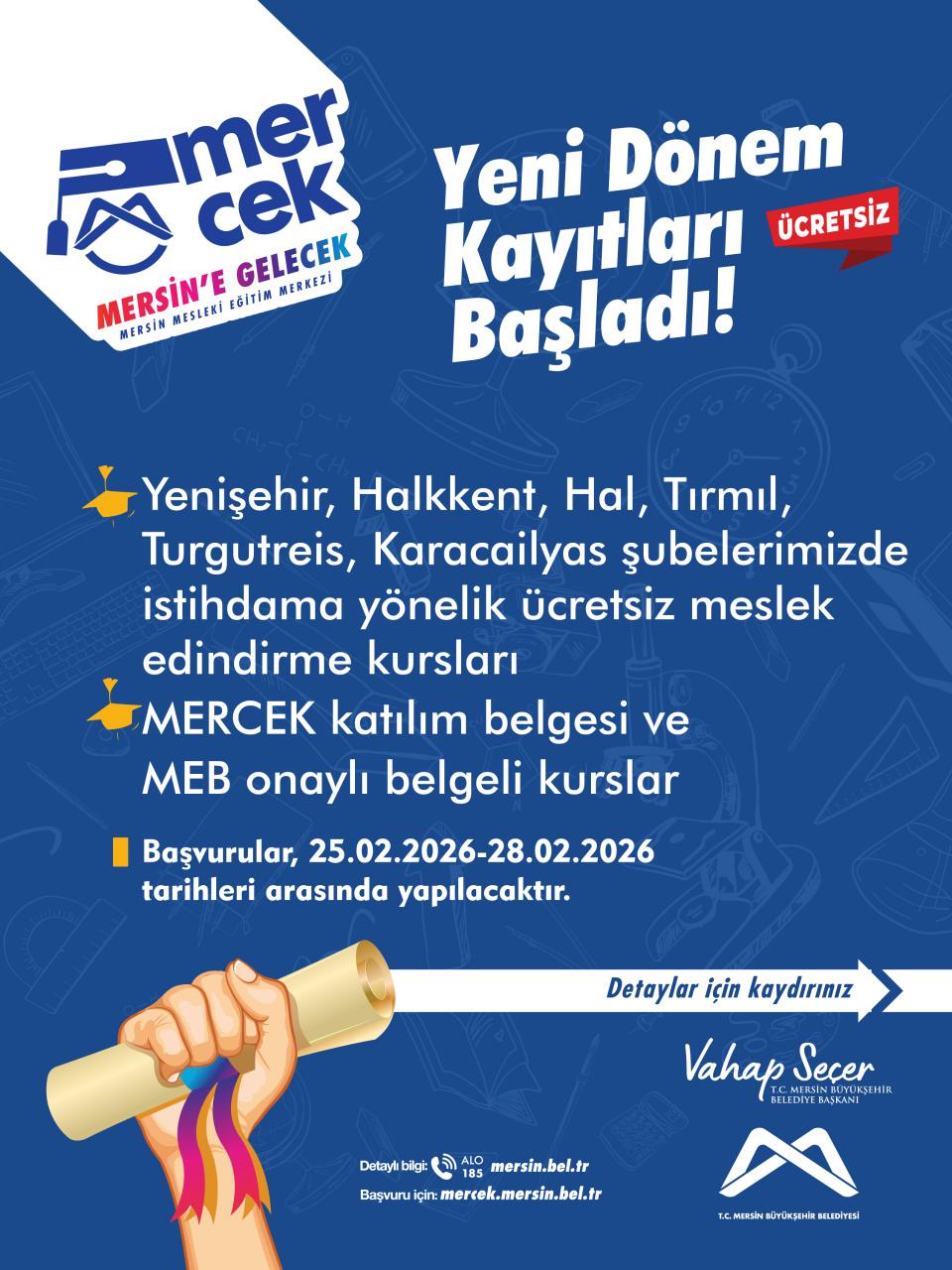 MERCEK Yeni Dönem Kayıtları Başladı!