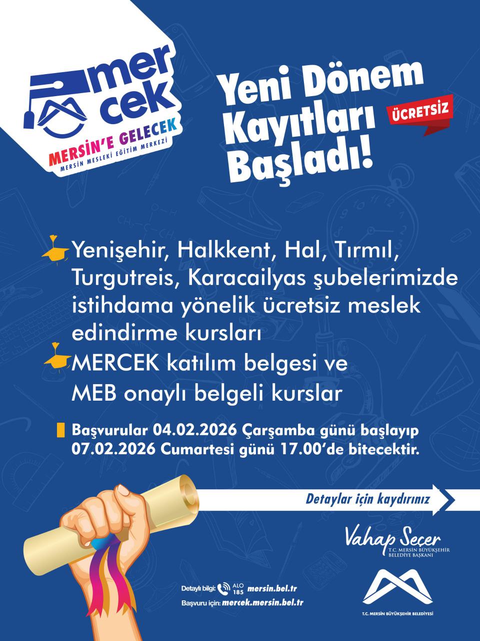 MERCEK Yeni Dönem Kayıtları Başladı!