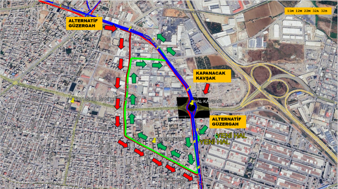 HAL KATLI KAVŞAK ÇALIŞMASI