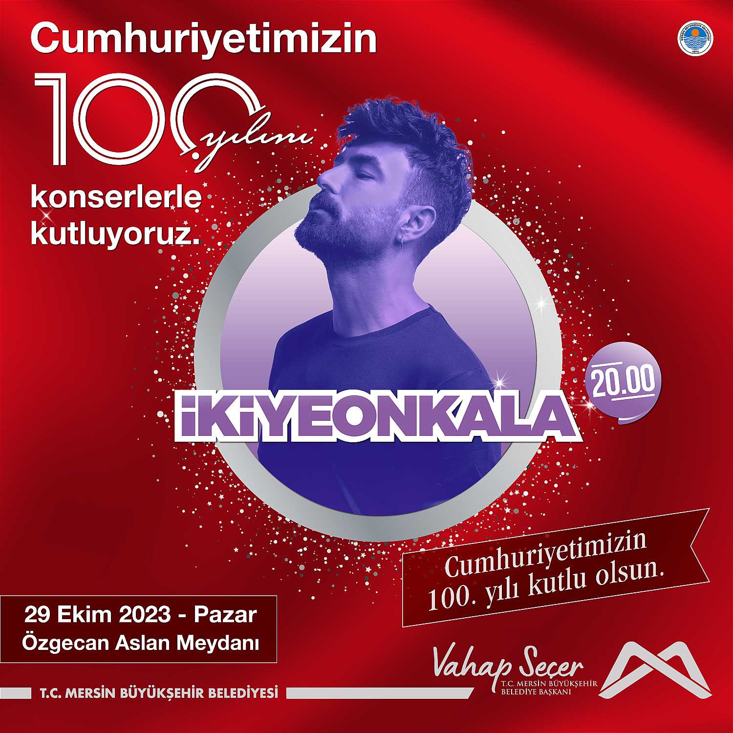 Cumhuriyetimizin 100. yılını İkiye On Kala konseri ile kutluyoruz. 