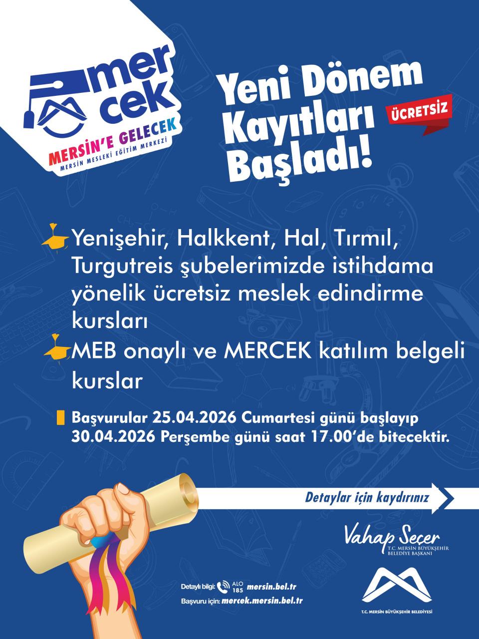 MERCEK Yeni Dönem Kayıtları Başladı!