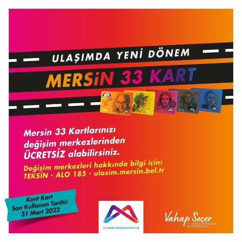 MERSİN 33 KART