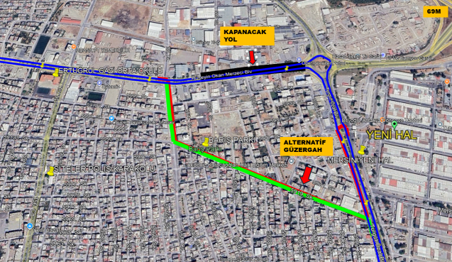 HAL KAVŞAĞI DEPLASE ÇALIŞMASI