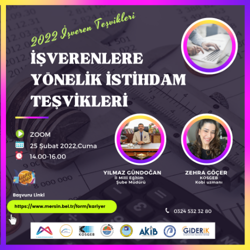 2022 İŞVERENLERE YÖNELİK İSTİHDAM TEŞVİKLERİ