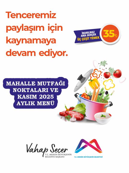 Mahalle Mutfağı Noktaları ve Kasım 2025 Aylık Menü