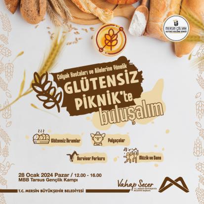 Çölyak hastaları ve ailelerine yönelik Glütensiz Piknik etkinliğimizde buluşalım!