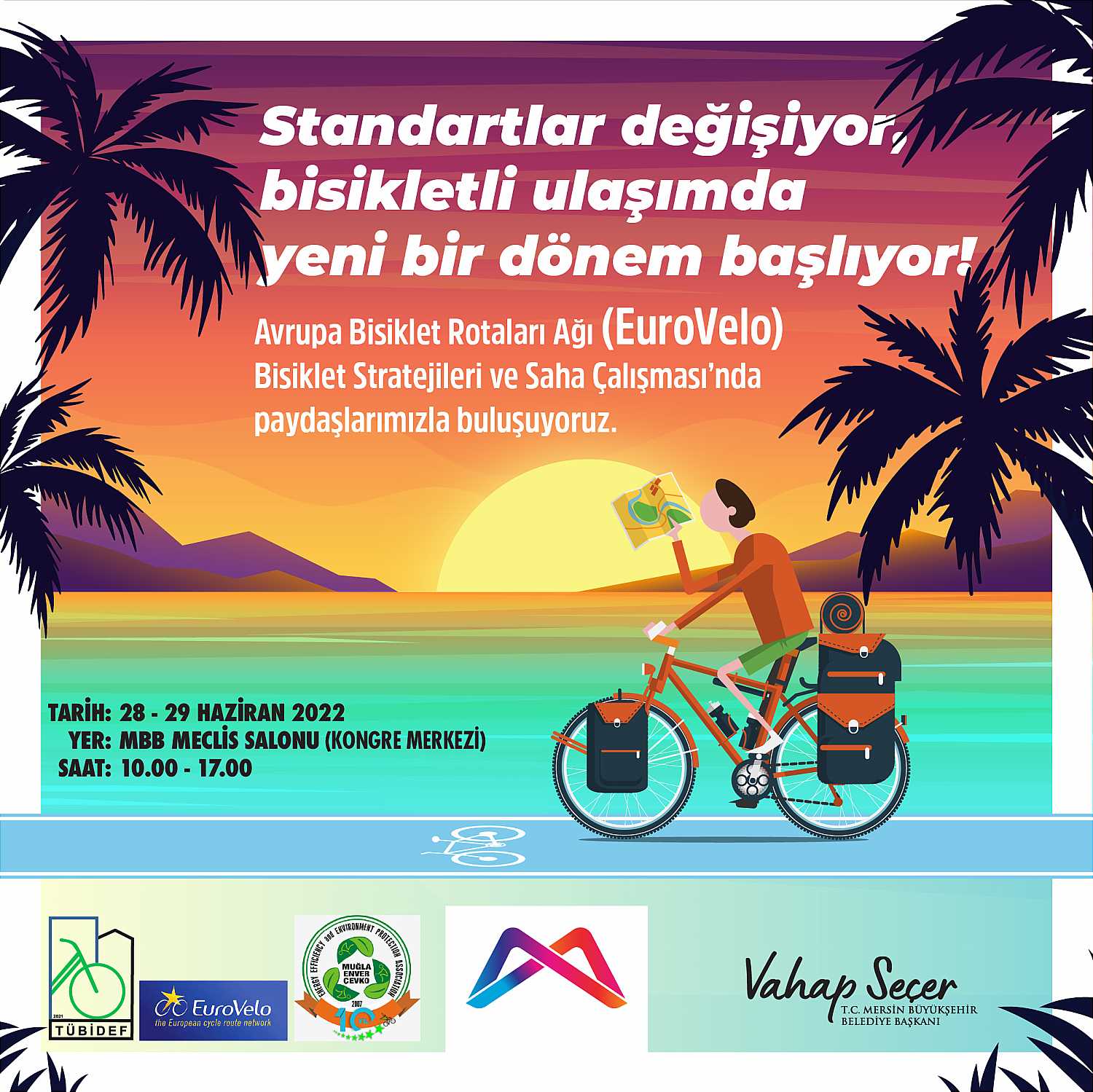 EUROVELO PAYDAŞLARI MERSİN'DE BULUŞUYOR