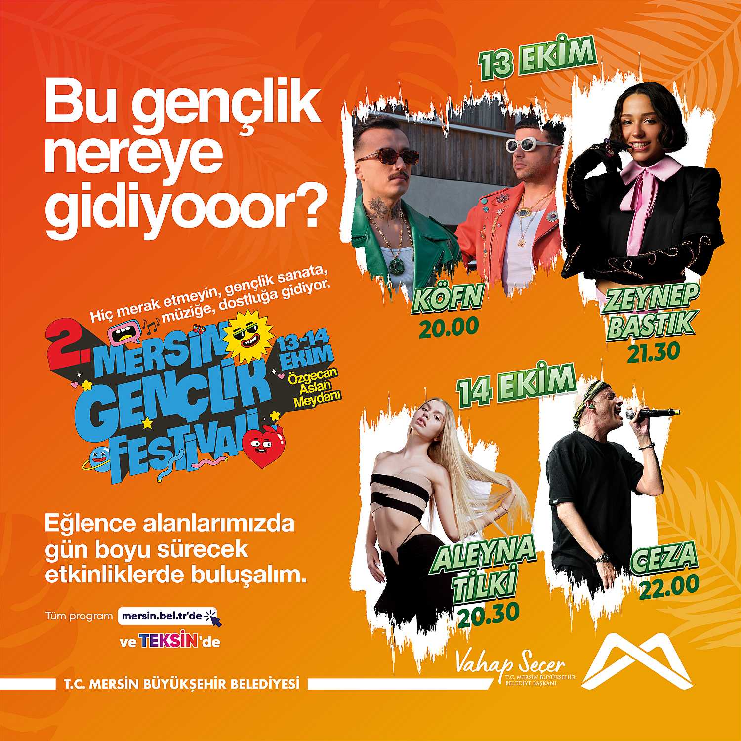 2. Mersin Gençlik Festivali'nde buluşalım!