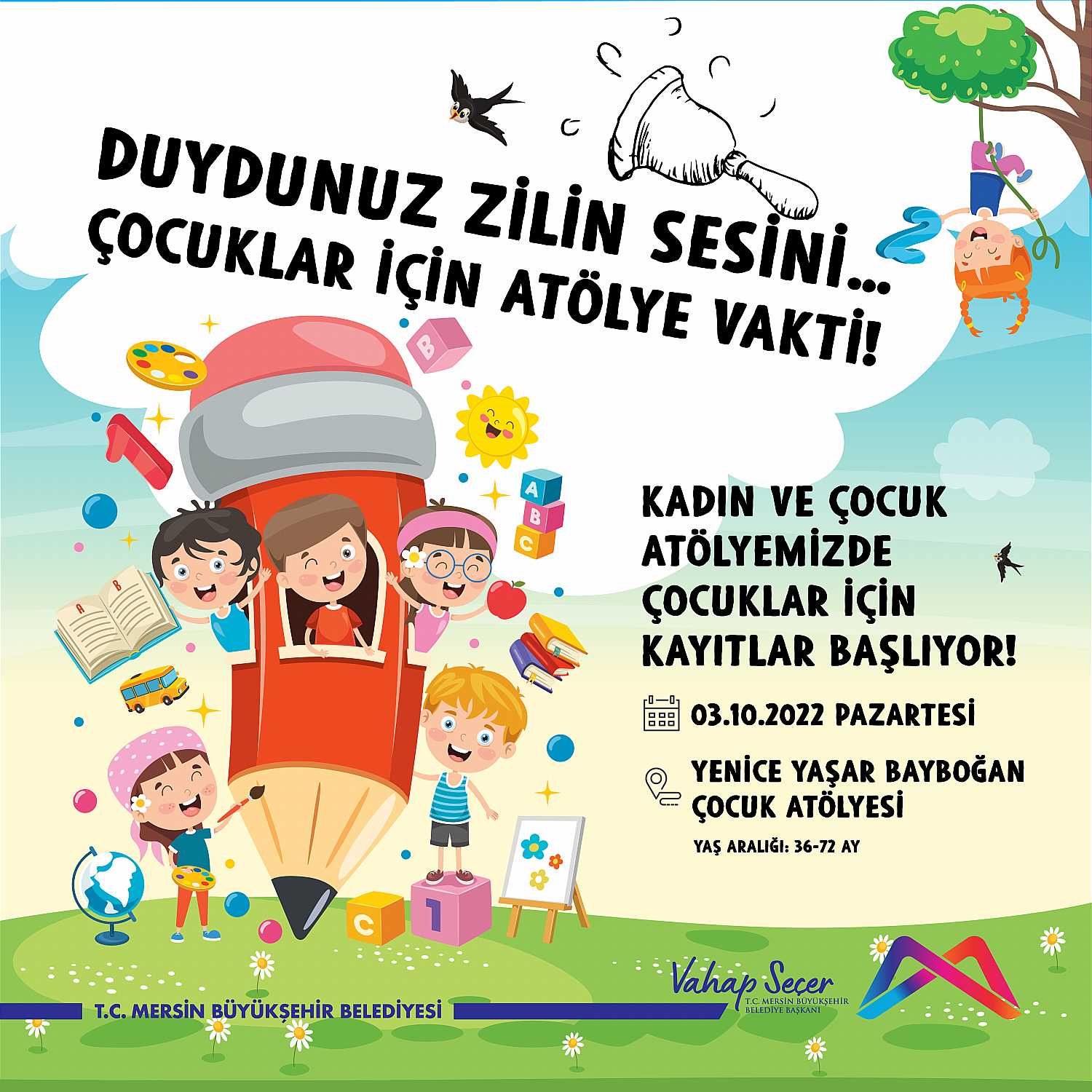 Kadın ve Çocuk Atölyemizde çocuklar için kayıtlar başlıyor!