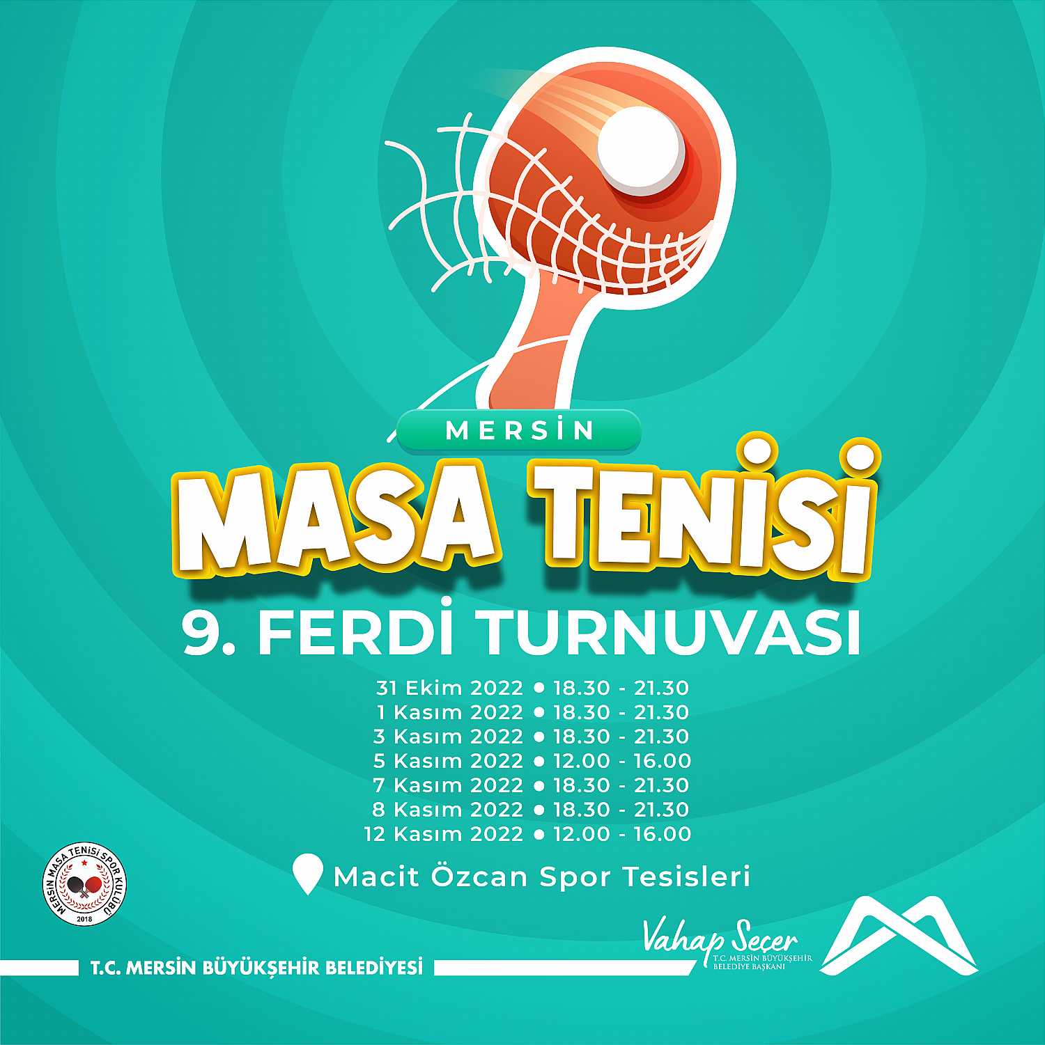 Masa Tenisi 9. Ferdi Turnuvası