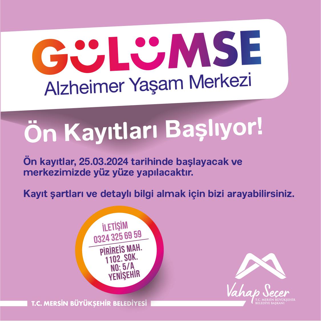 Gülümse Alzheimer Yaşam Merkezi ön kayıtları başlıyor!