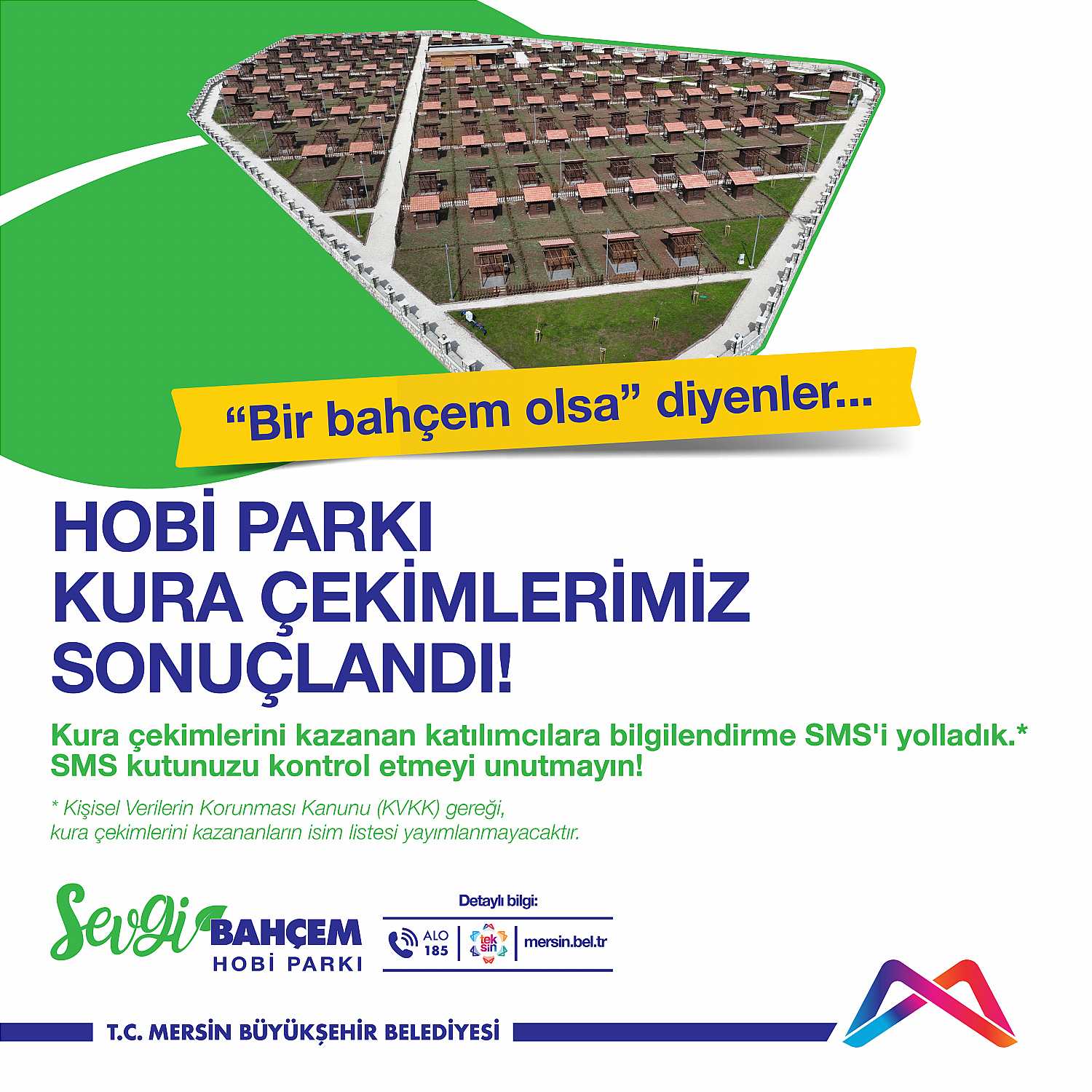 Hobi Parkı Kura Çekimlerimiz Sonuçlandı!