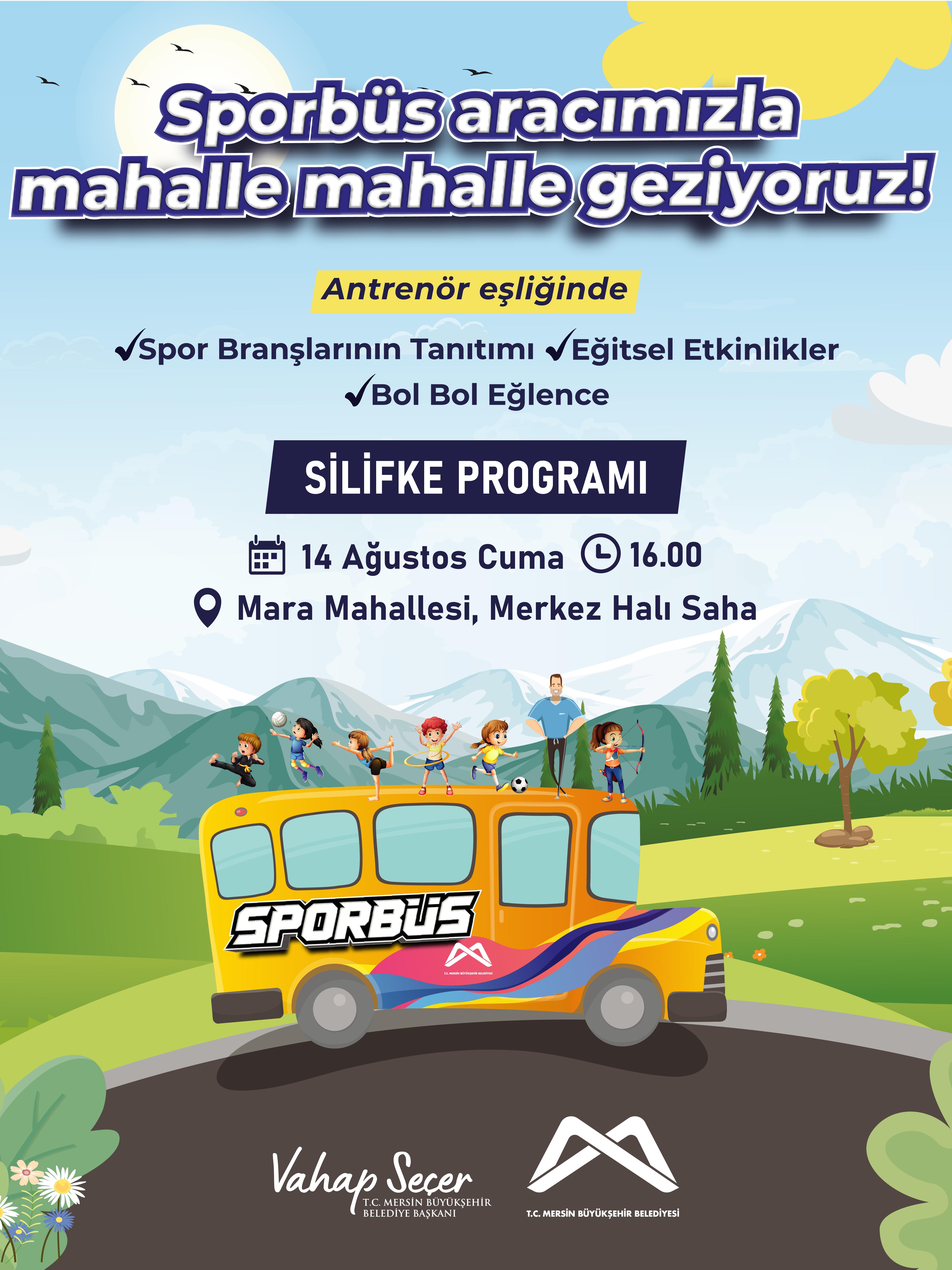 Sporbüs aracımızla mahalle mahalle geziyoruz!
