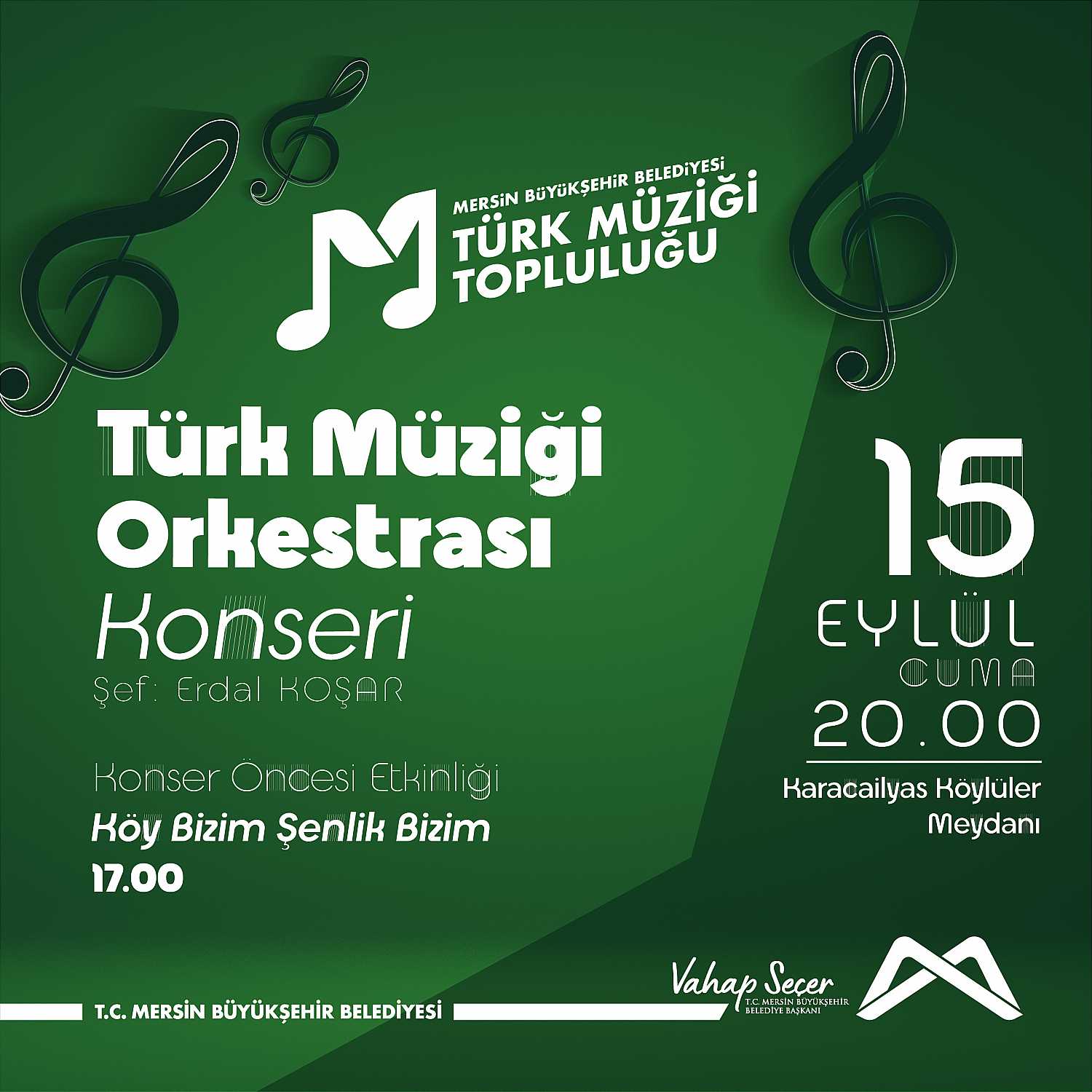 Türk Müziği Orkestrası Konseri'nde buluşalım!