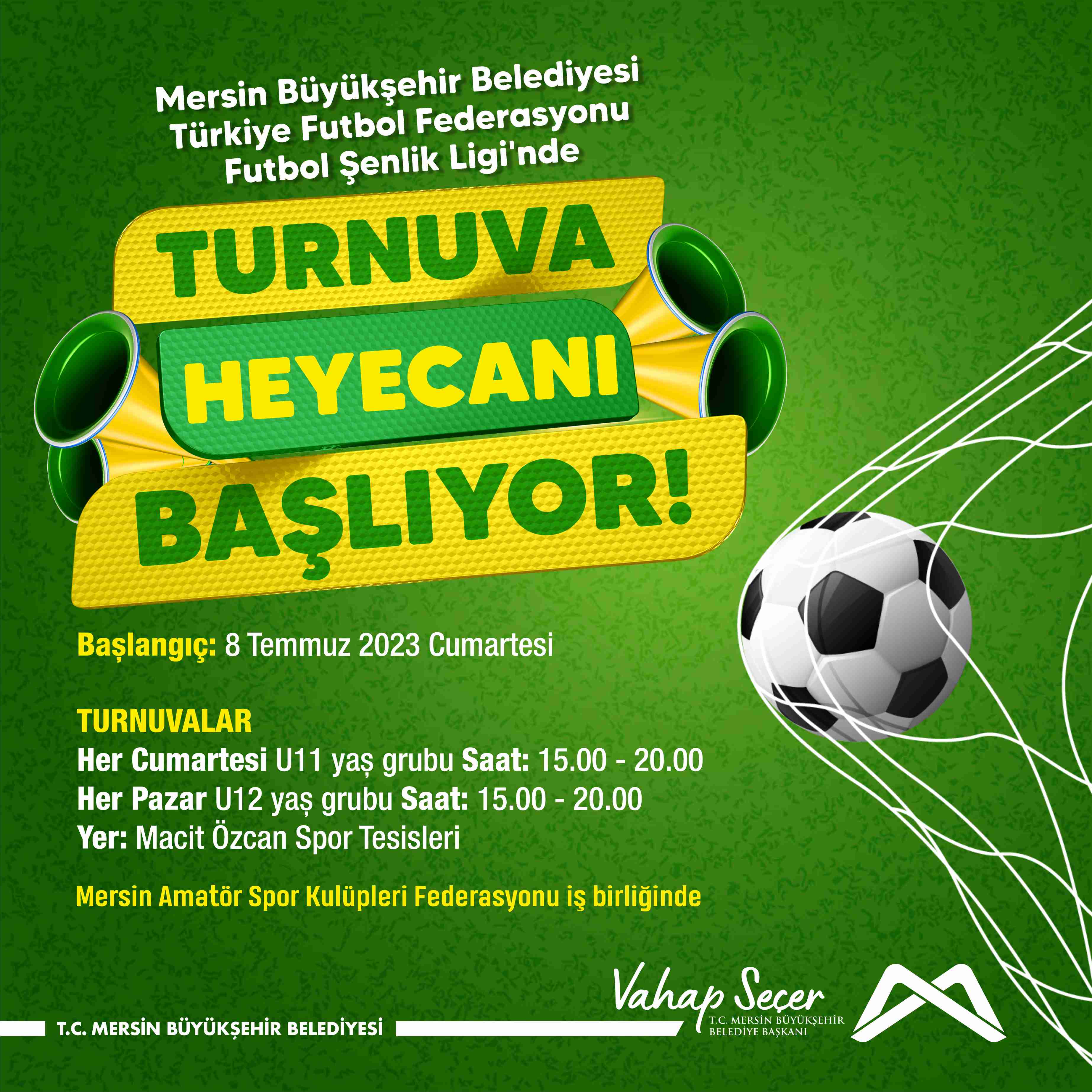Türkiye Futbol Federasyonu Futbol Şenlik Ligi'nde Turnuva Heyecanı Başlıyor