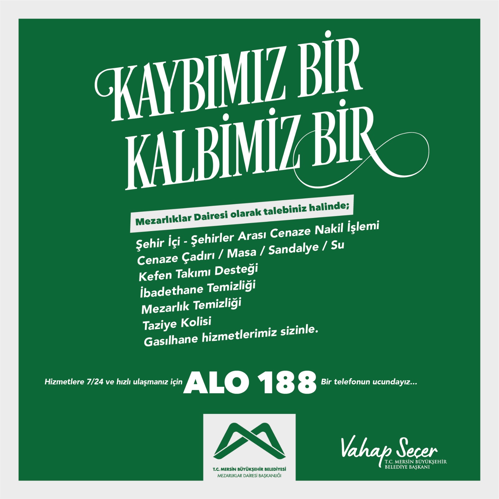 KAYBIMIZ BİR KALBİMİZ BİR