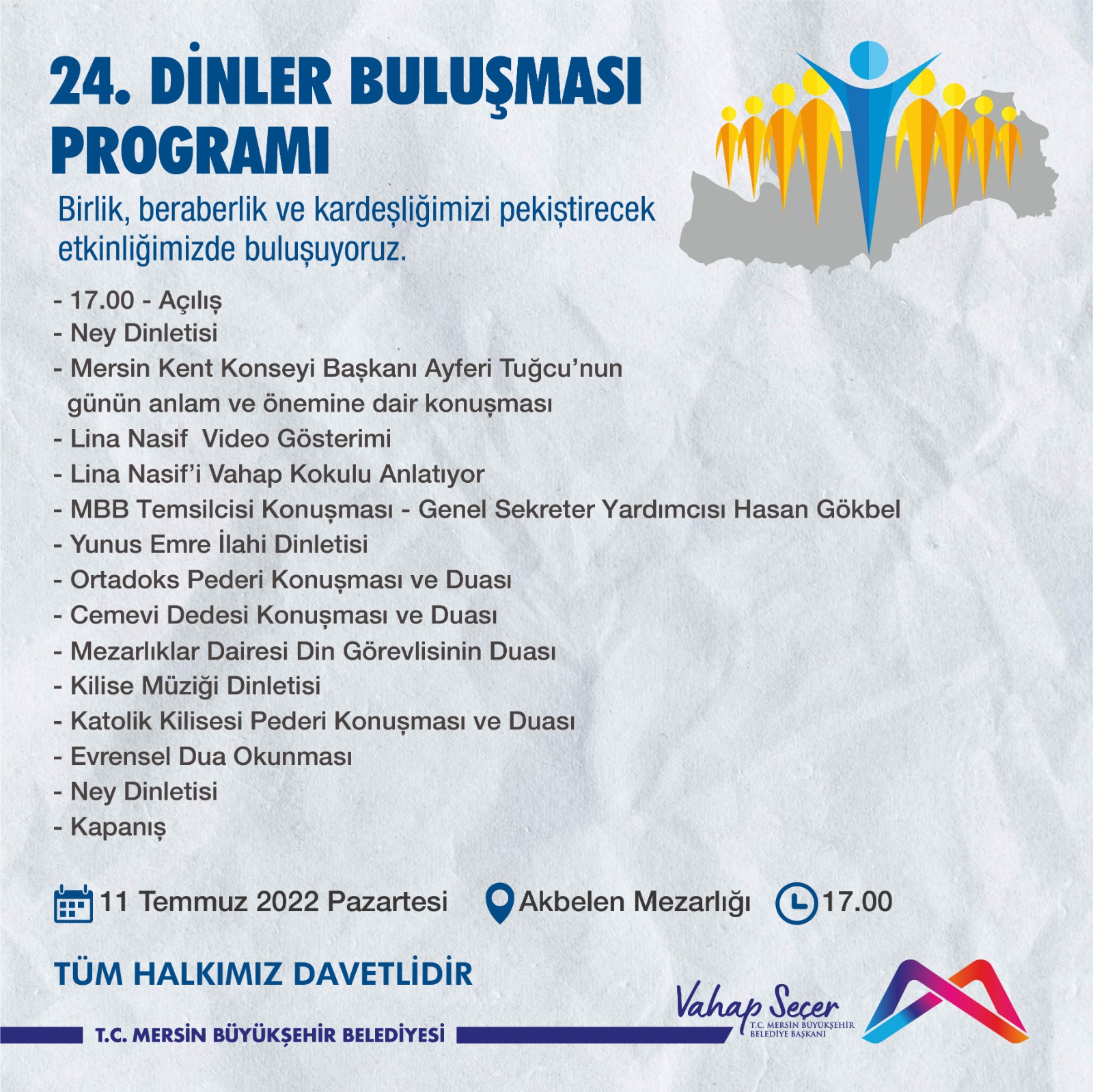 24.DİNLER BULUŞMASI PROGRAMI