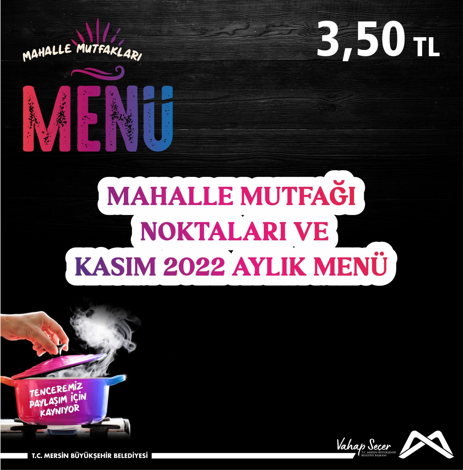 MAHALLE MUTFAĞI NOKTALARI VE AYLIK MENÜ