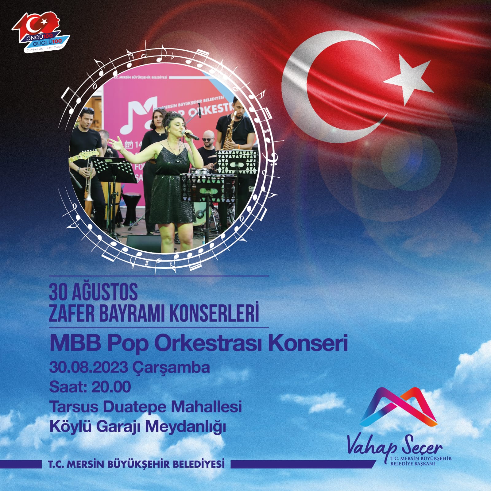 30 Ağustos Zafer Bayramı Konserlerimizde buluşalım!