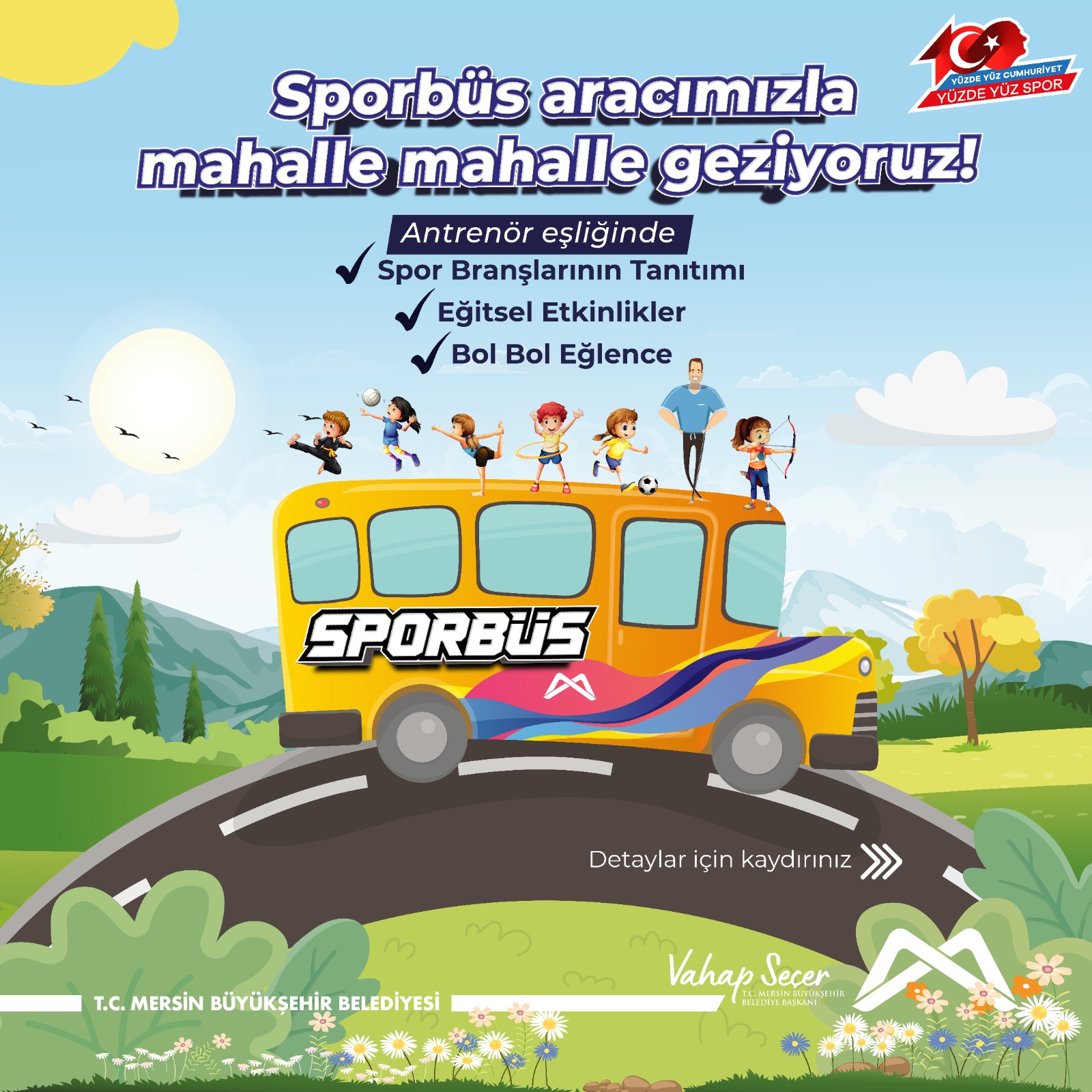 Sporbüs aracımızla mahalle mahalle geziyoruz!