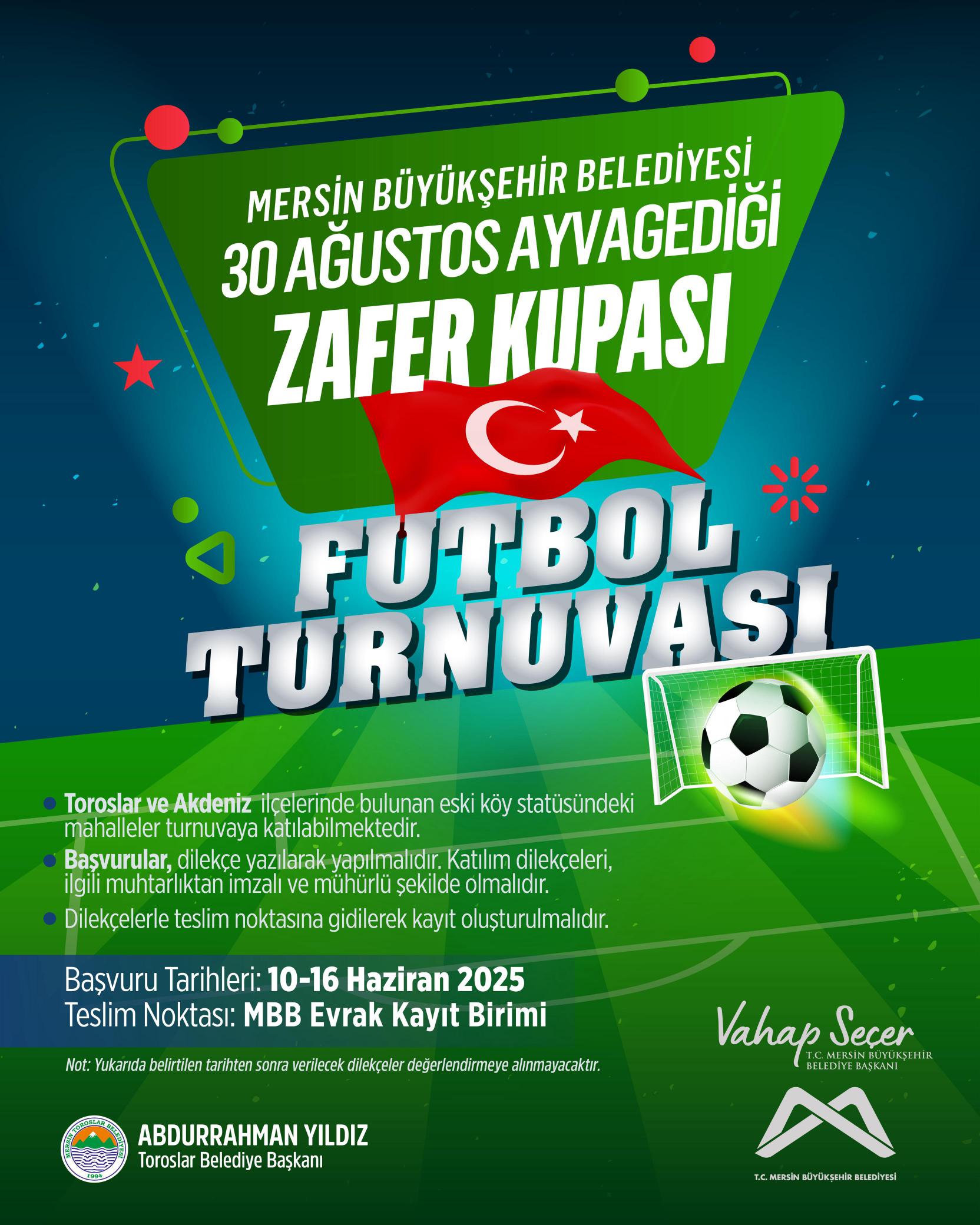 Mersin Büyükşehir Belediyesi 30 Ağustos Fındıkpınarı ve Ayvagediği Zafer Kupası