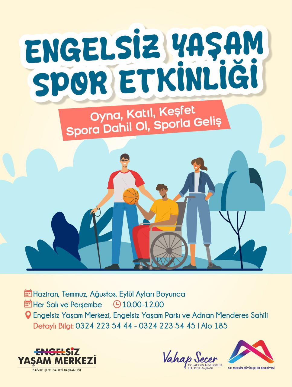 Engelsiz Yaşam Spor Etkinliği'nde buluşalım!