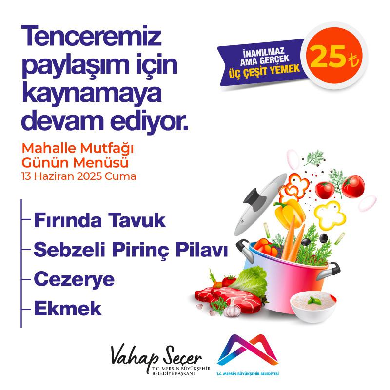 13 Haziran Mahalle Mutfakları menümüz