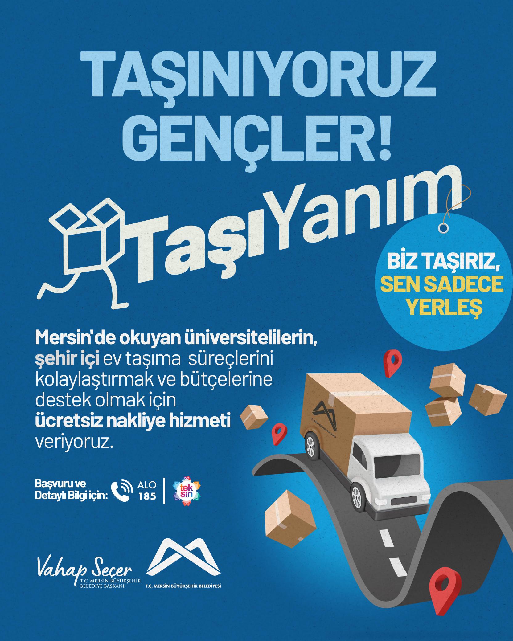 “Bir TaşıYanım olsa” diyen üniversitelilerin yanında Büyükşehir var!