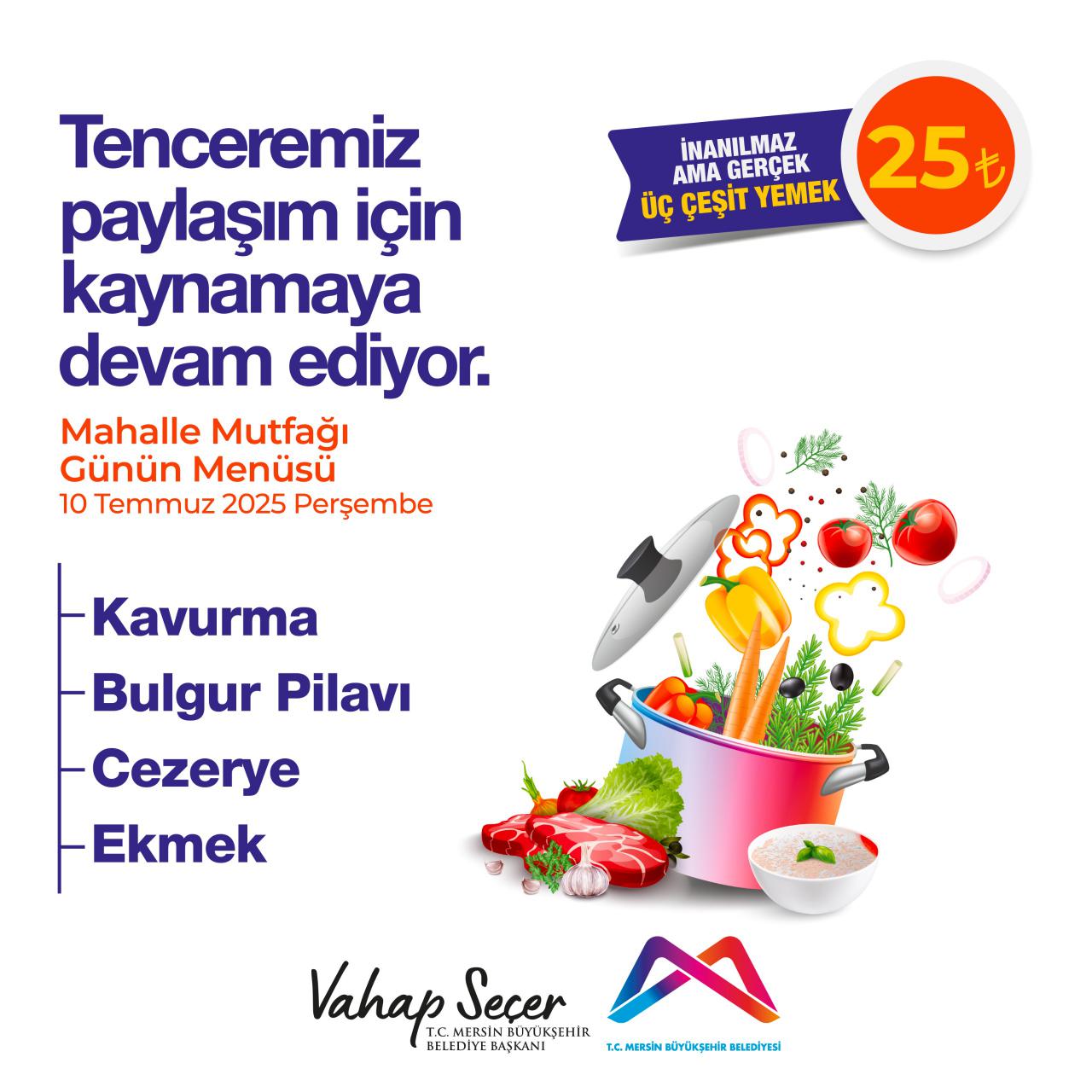 10 Temmuz Mahalle Mutfakları menümüz