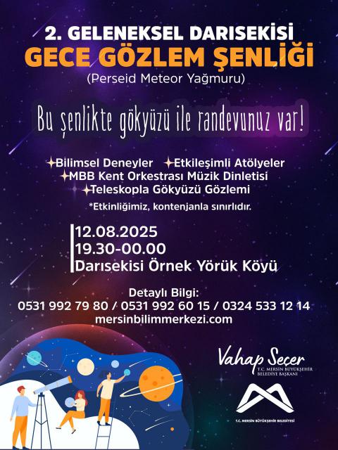 2. Geleneksel Darısekisi Gece Gözlem Şenliği!