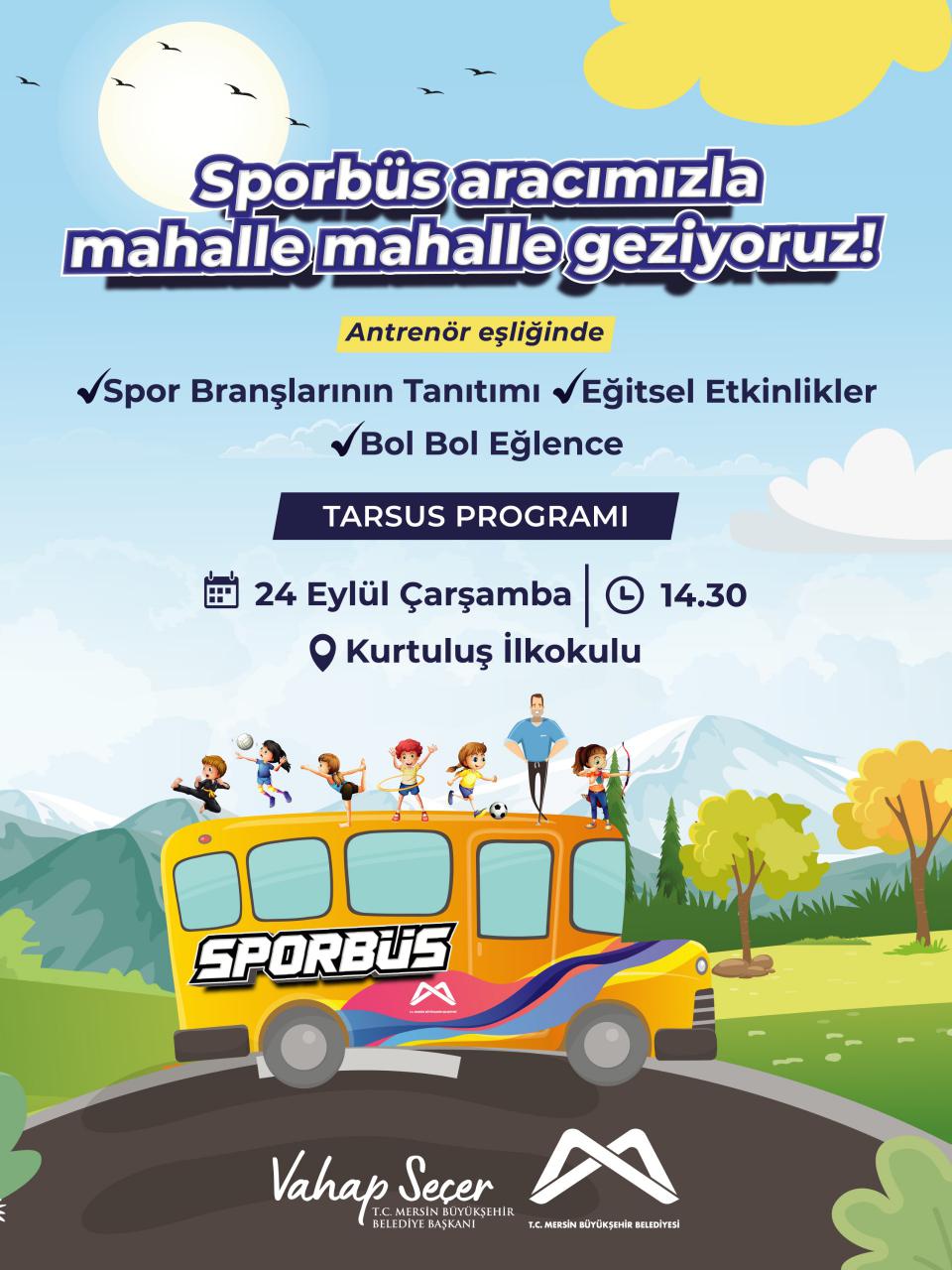 Sporbüs aracımızla mahalle mahalle geziyoruz!