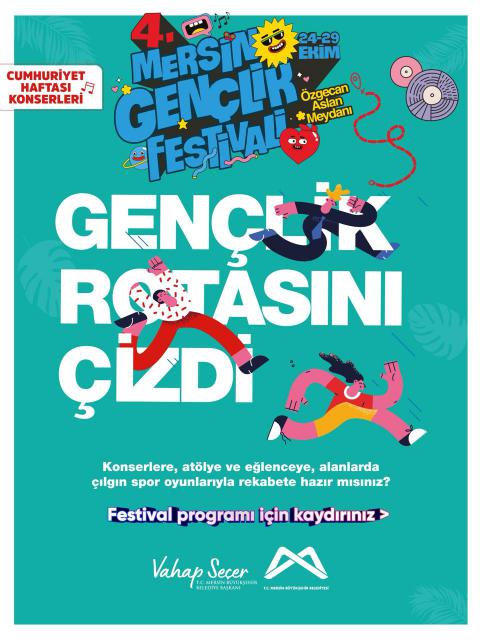 4. Mersin Gençlik Festivali başlıyor!