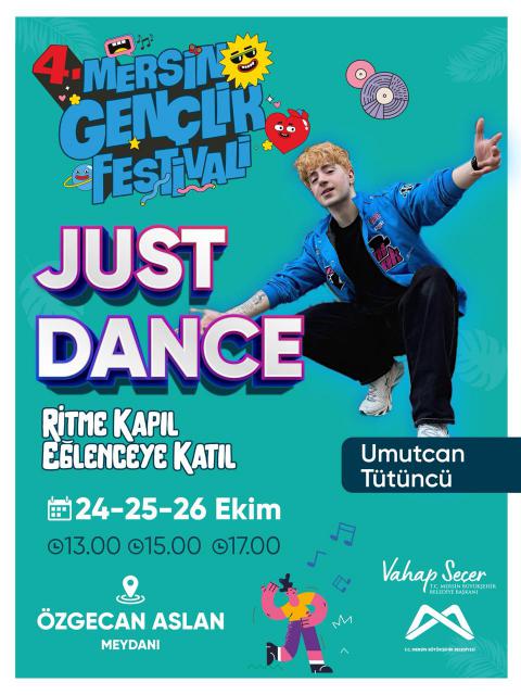 4. Mersin Gençlik Festivali Just Dance Etkinliği