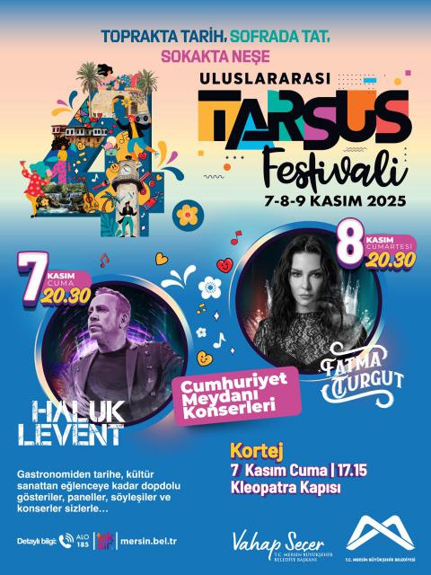 4. Uluslararası Tarsus Festivali başlıyor!