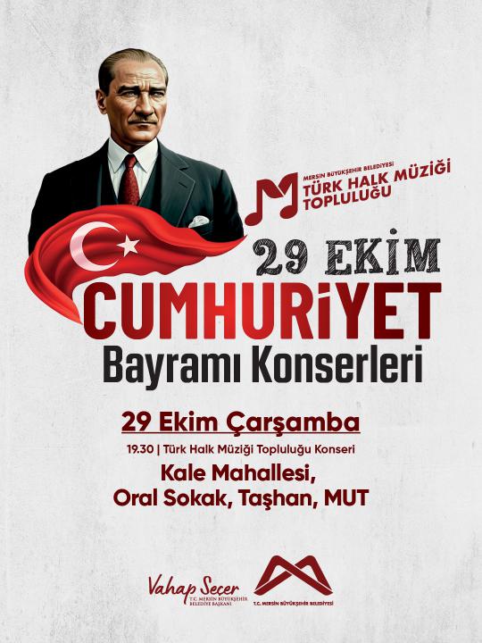 29 Ekim Cumhuriyet Bayramı Konserleri / Türk Halk Müziği Topluluğu Konseri