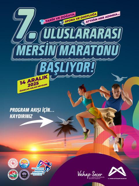 7. Uluslararası Mersin Maratonu Başlıyor!