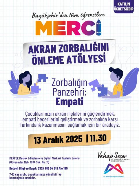 Akran Zorbalığını Önleme Atölyesi 