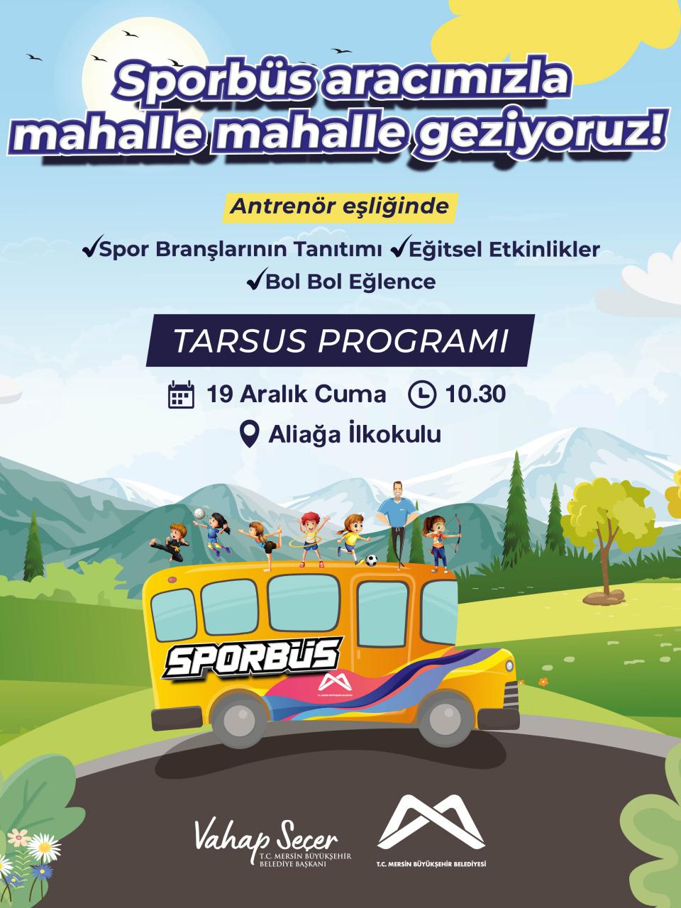 Sporbüs aracımızla mahalle mahalle geziyoruz!