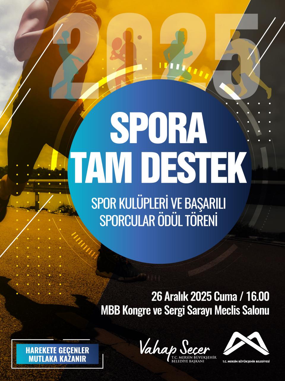 Spor Kulüpleri ve Başarılı Sporcular Ödül Töreni'nde Buluşalım!