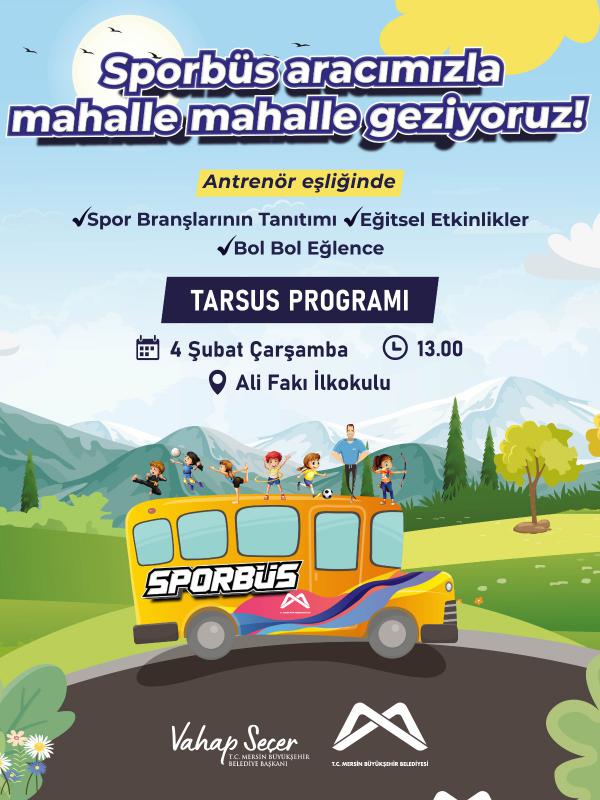 Sporbüs aracımızla mahalle mahalle geziyoruz! / TARSUS PROGRAMI