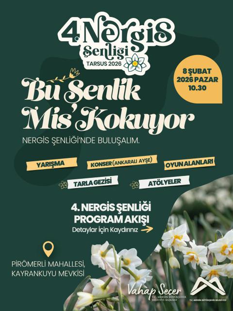 4. Nergis Şenliği'nde buluşalım. 