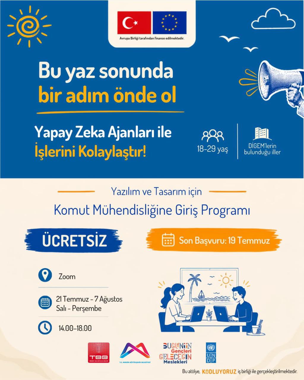 Bu yaz sonunda bir adım önde ol! - Mersin Büyükşehir Belediyesi